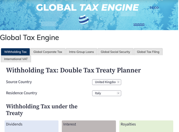 Global Tax Engine