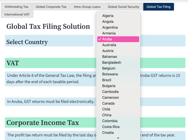 Global Tax Engine
